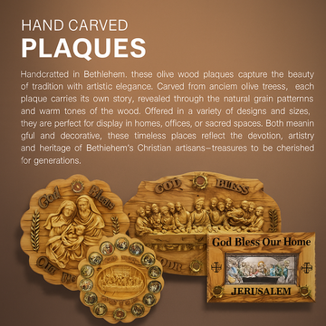 Tha Last Supper Wall Plaque rectangular with frankinsence