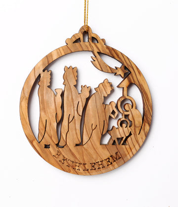 Olive Wood Ornament_ Three Wise Men