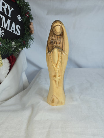 Blessed Mary holding Rosary C