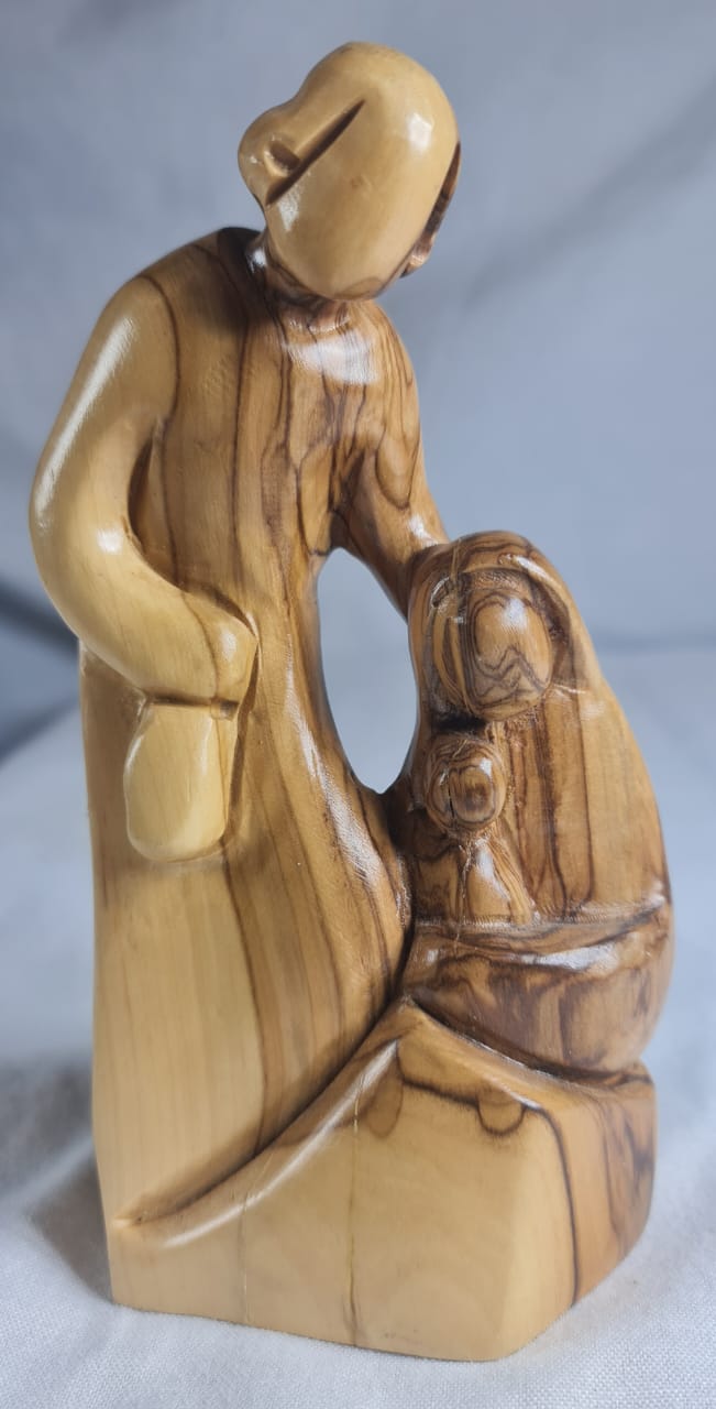 Olive Wood Holy Family Figures from Bethlehem - D