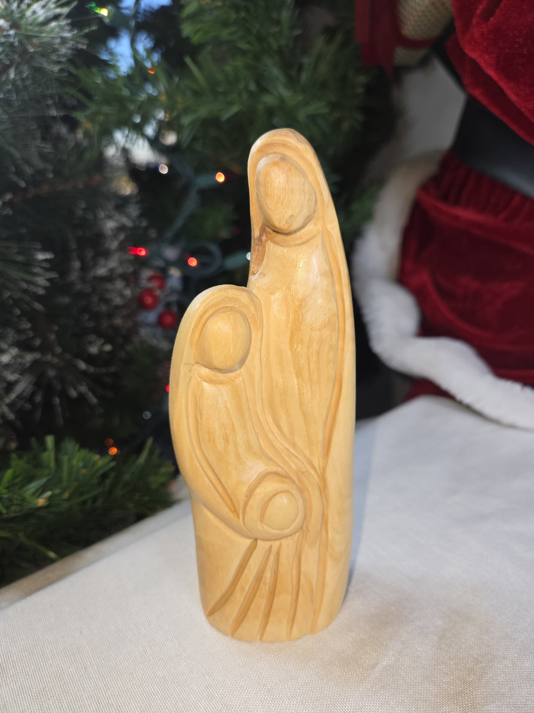 Olive Wood Holy Family Figures from Bethlehem - O