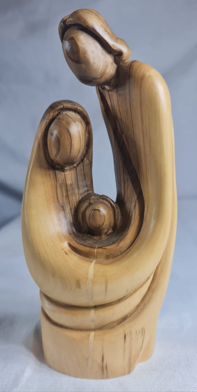 Olive Wood Holy Family Figures from Bethlehem - H