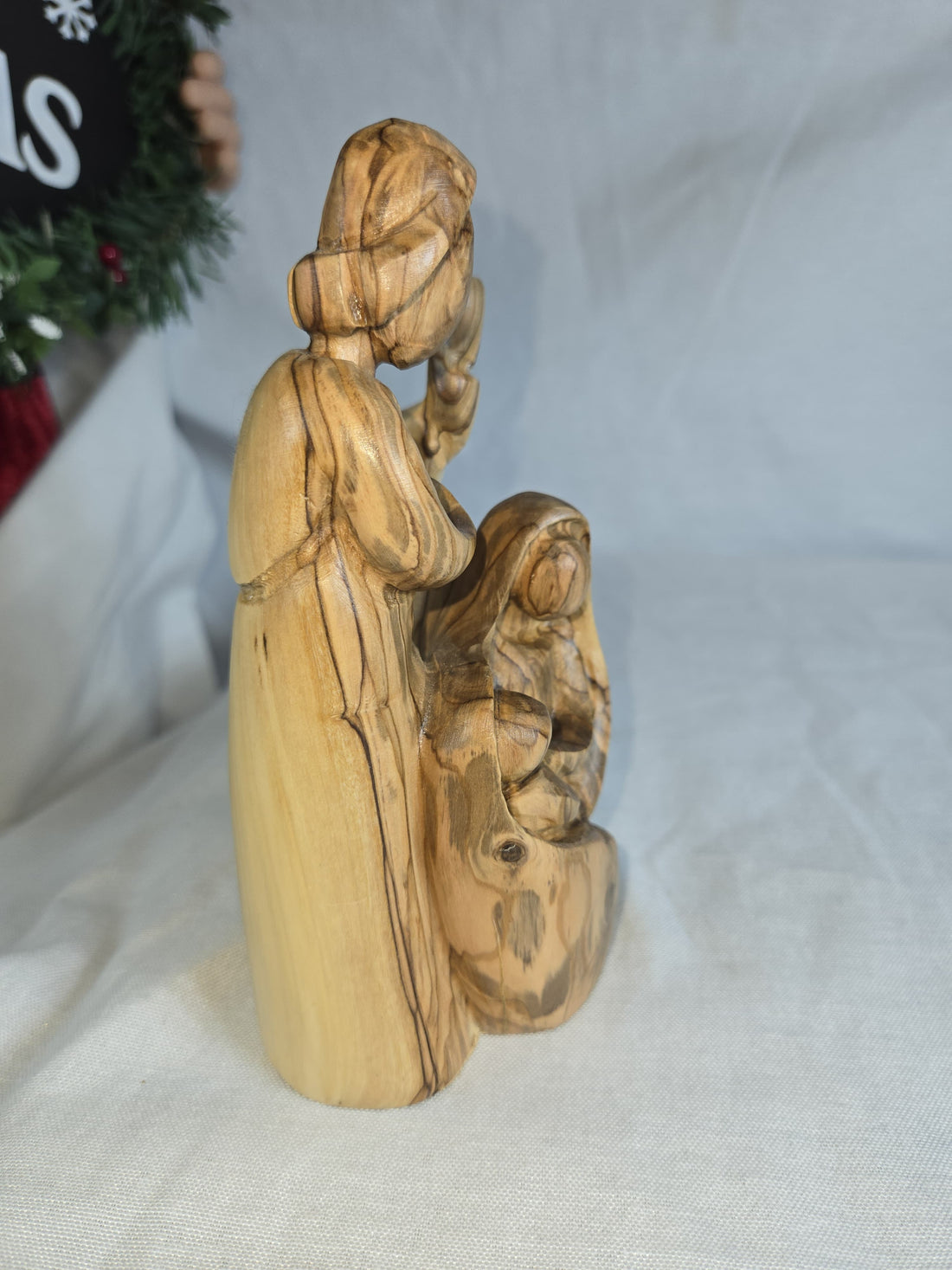 Olive Wood Holy Family Figures from Bethlehem - G
