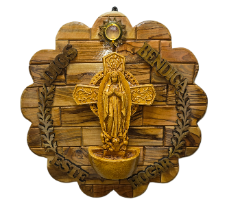 Our Lady of Guadalupe Wall Plaque- flower shaper
