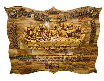 The Last Supper & 14 Stations of the cross Wall Plaque