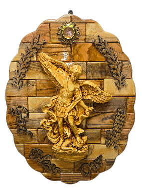 Saint Michael the Archangel Wall Plaque