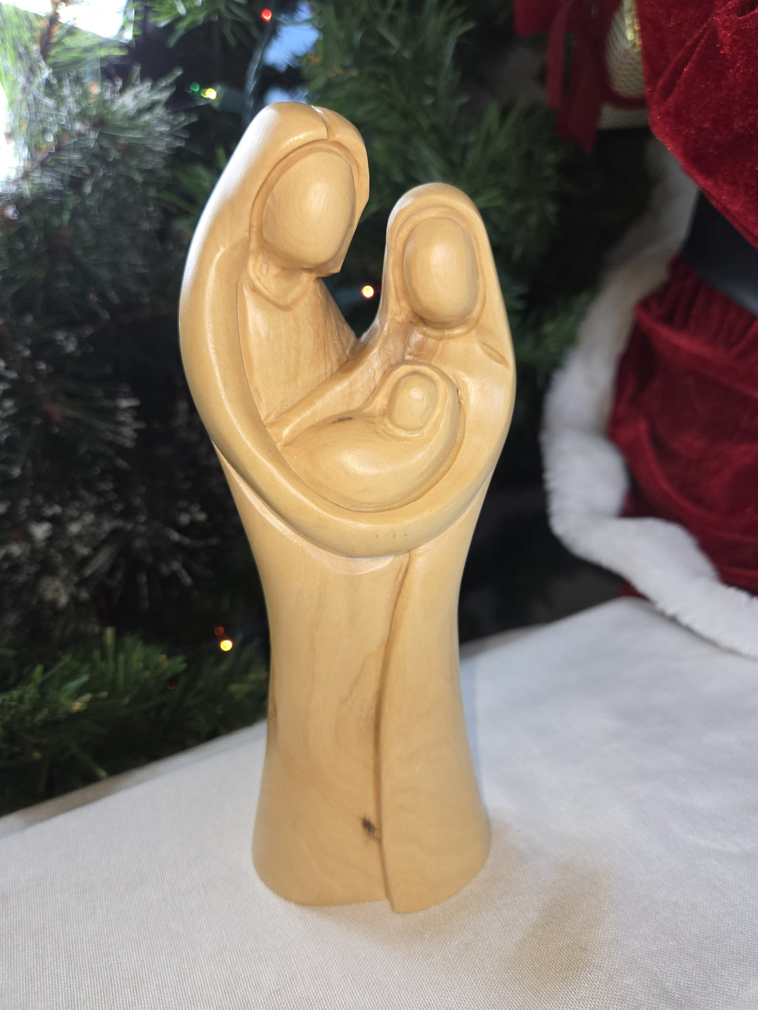 Olive Wood Holy Family Figures from Bethlehem - I