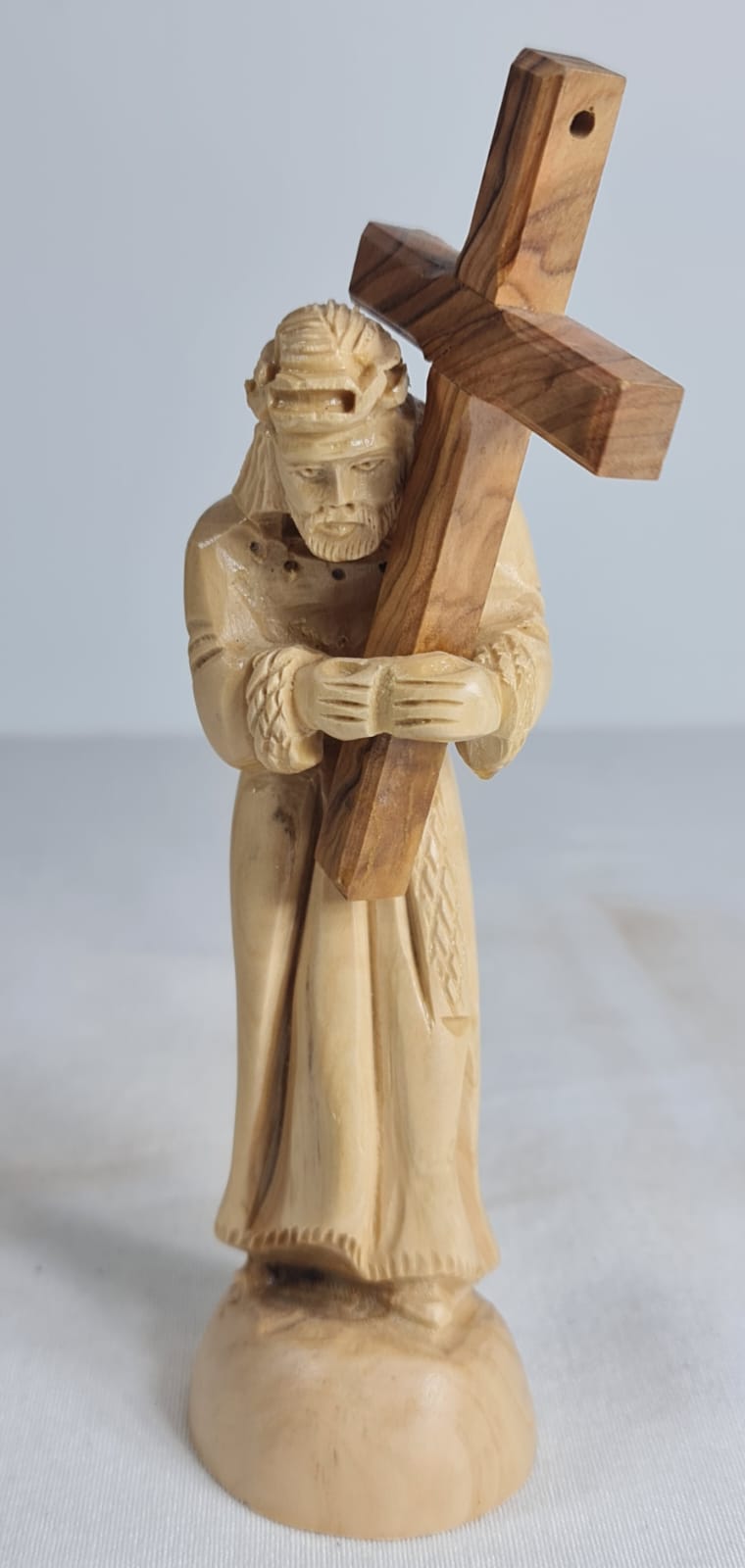 Jesus Christ Carrying The Cross Olive wood S