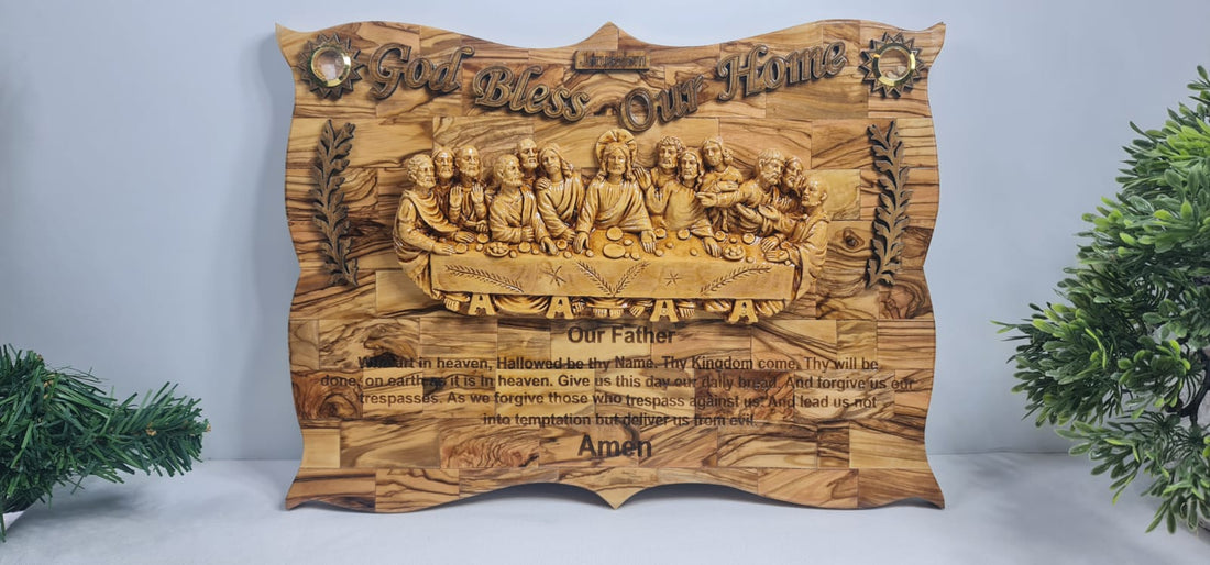 The Last Supper & 14 Stations of the cross Wall Plaque