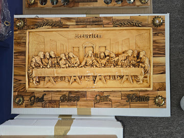 The last Supper rectangle shape wall plaque