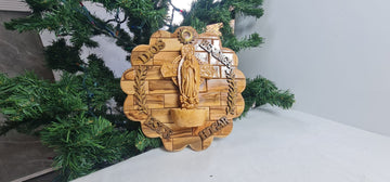 Our Lady of Guadalupe Wall Plaque- flower shaper