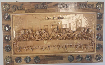 God Bless Our Home Last Supper Plaque