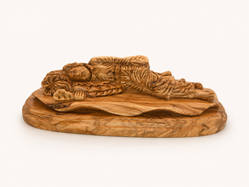 Resting Saint Joseph – Olive Wood Statue