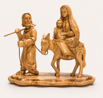 Holy Family Journey – Olive Wood Figurine