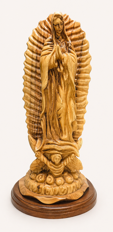 Our Lady of Guadalupe – Olive Wood Statue