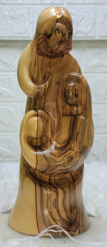 Olive Wood Holy Family Figures from Bethlehem - A