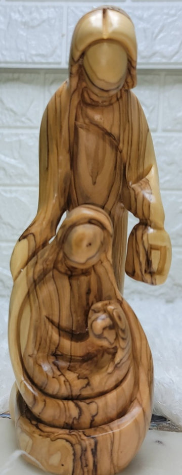 Olive Wood Holy Family Figures from Bethlehem - C