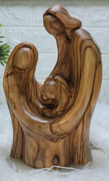 Olive Wood Holy Family Figures from Bethlehem - E
