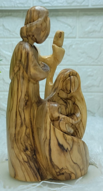 Olive Wood Holy Family Figures from Bethlehem - G