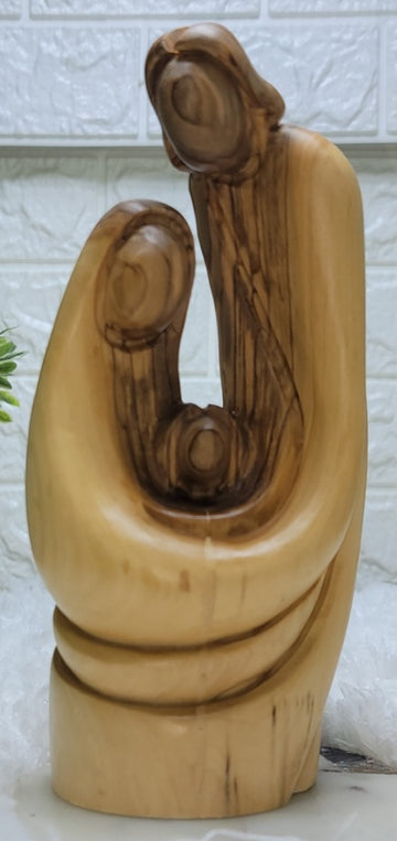 Olive Wood Holy Family Figures from Bethlehem - H