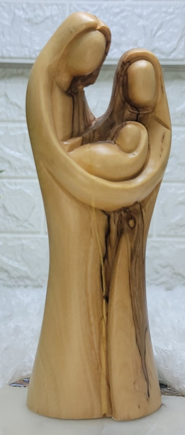 Olive Wood Holy Family Figures from Bethlehem - I