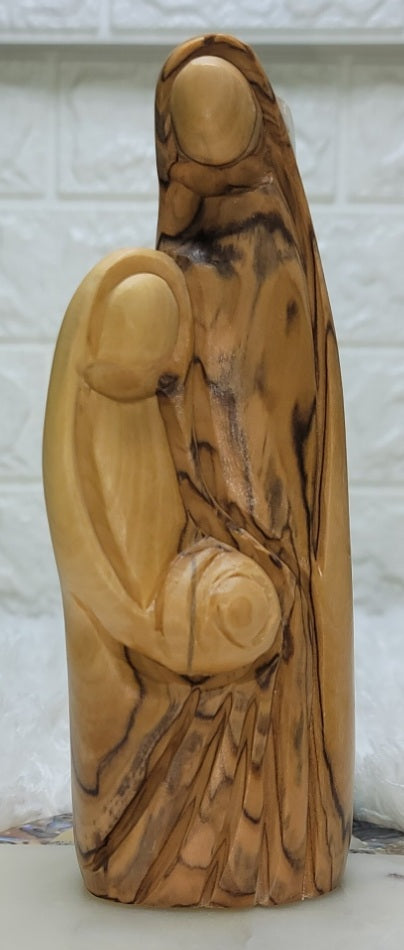 Olive Wood Holy Family Figures from Bethlehem - O