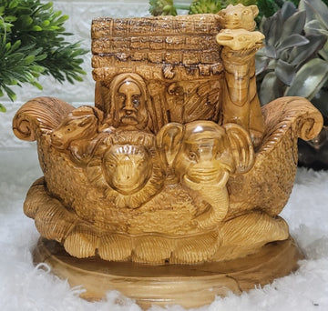 Noah Arch Olive Wood Figure