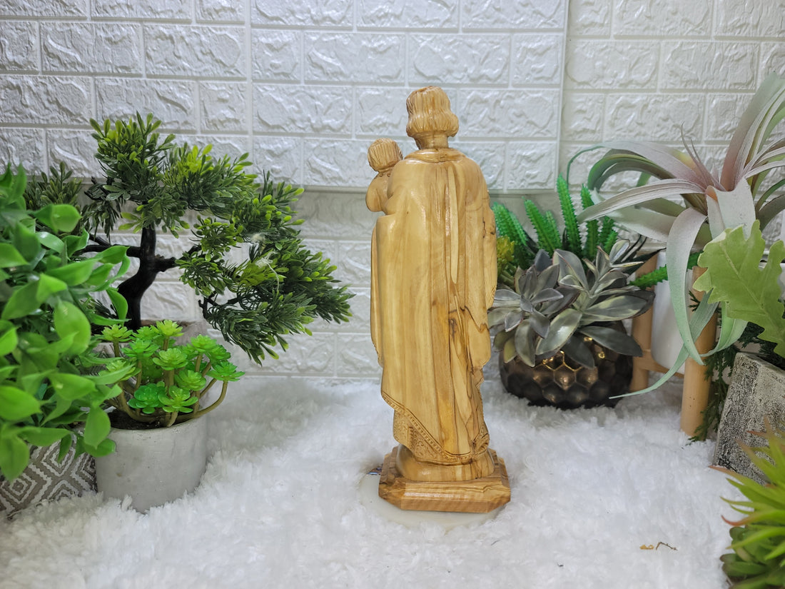 Saint Joseph Holding Baby Jesus B