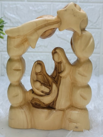 Olive Wood Holy Family Figures from Bethlehem - R