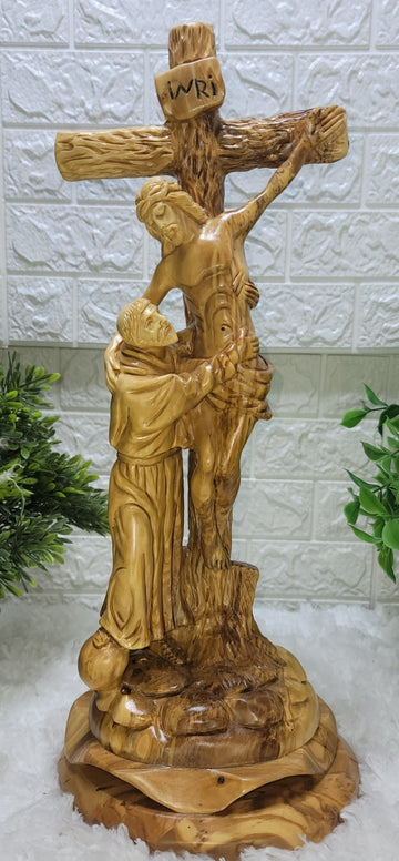 Saint Francis Embracing Jesus on the Cross