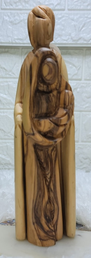 Olive Wood Holy Family Figures from Bethlehem - T