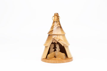 Olive Wood Nativity Scene_ Christmas Tree Ornament