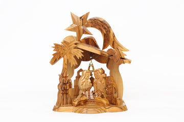 Olive Wood Nativity Scene_ Star of Bethlehem