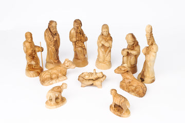 Olive Wood Nativity Set_ Persian Nativity Figurines