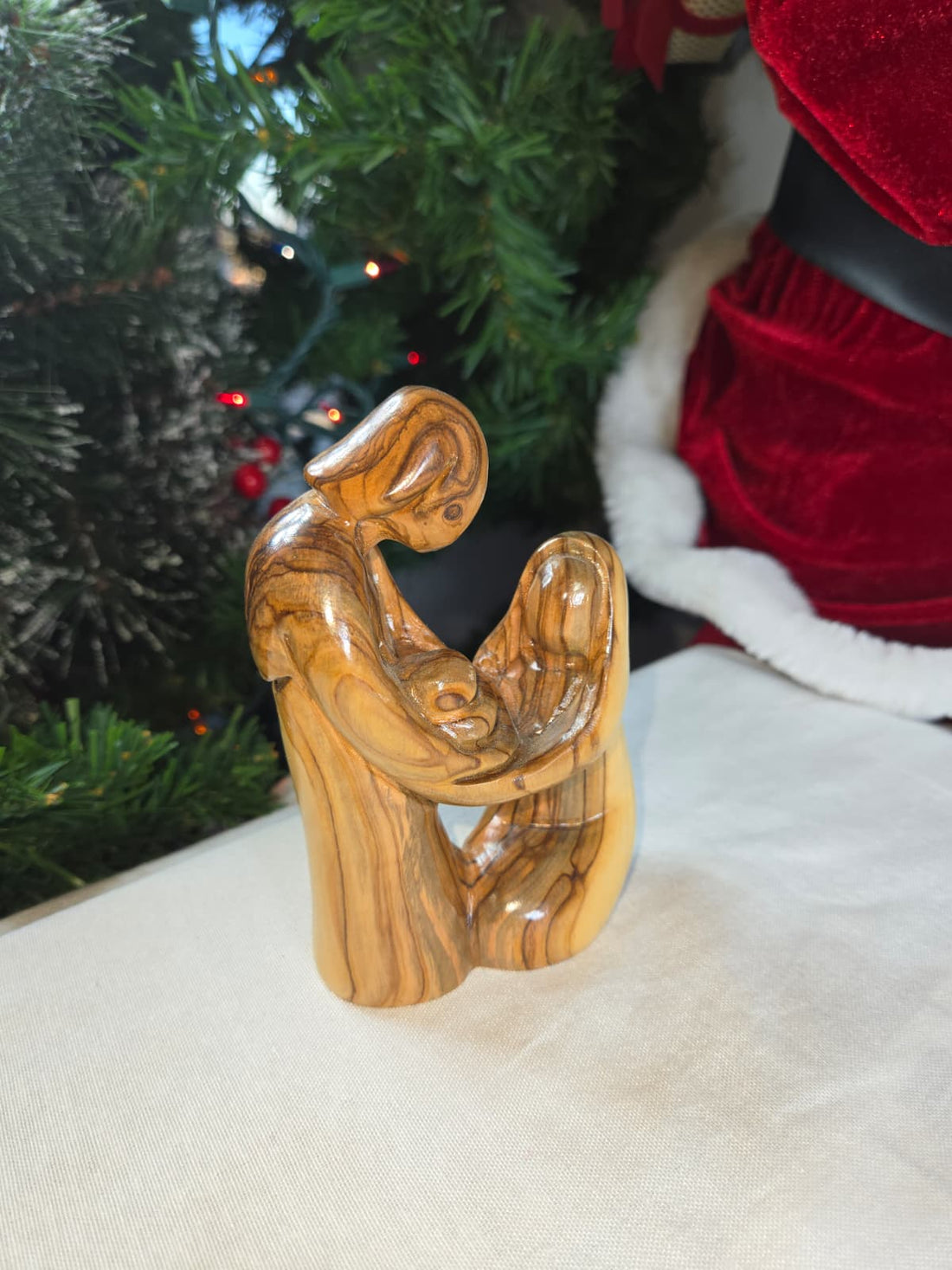 Olive Wood Holy Family Figures from Bethlehem - Y