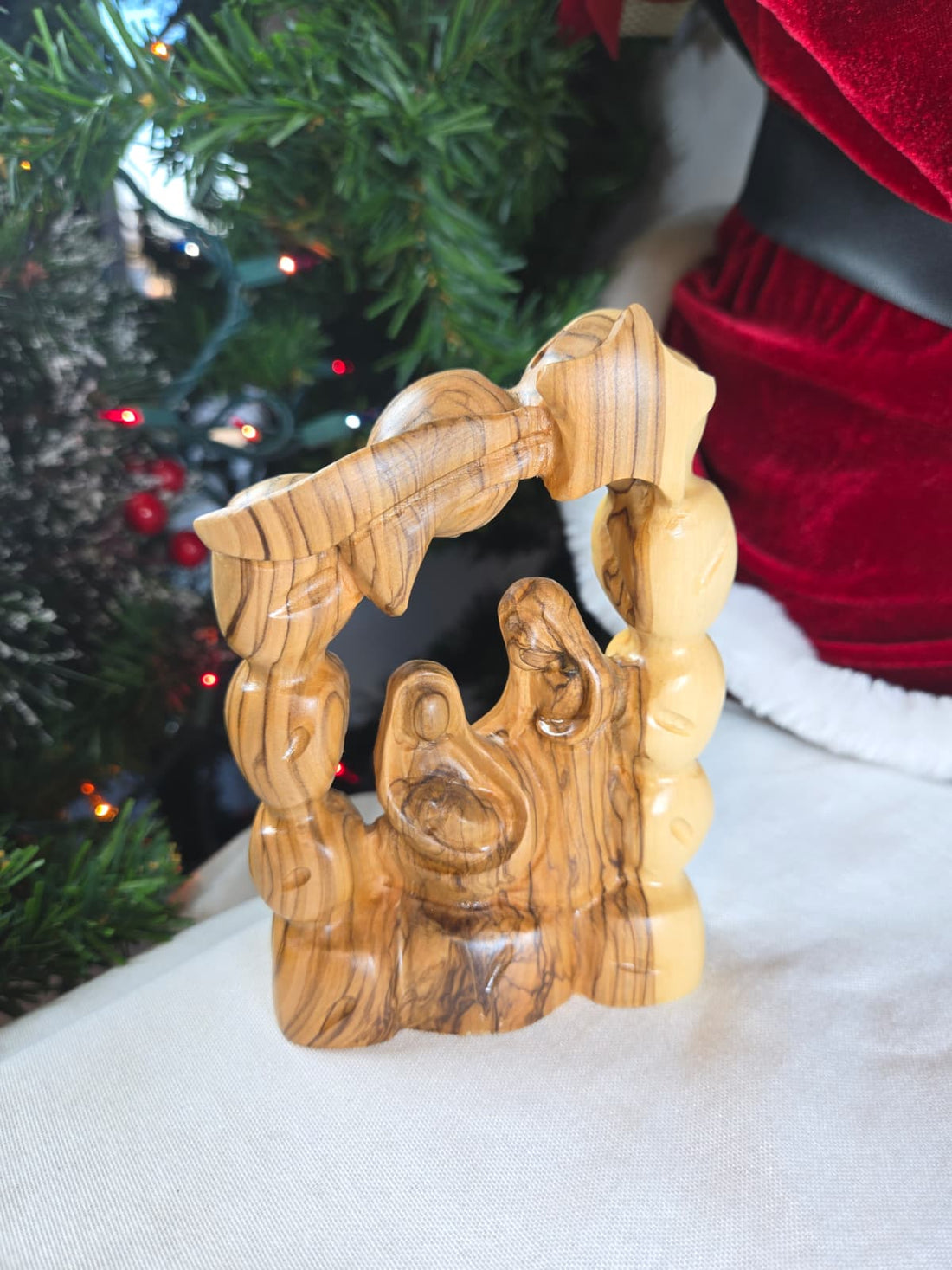Olive Wood Holy Family Figures from Bethlehem - R