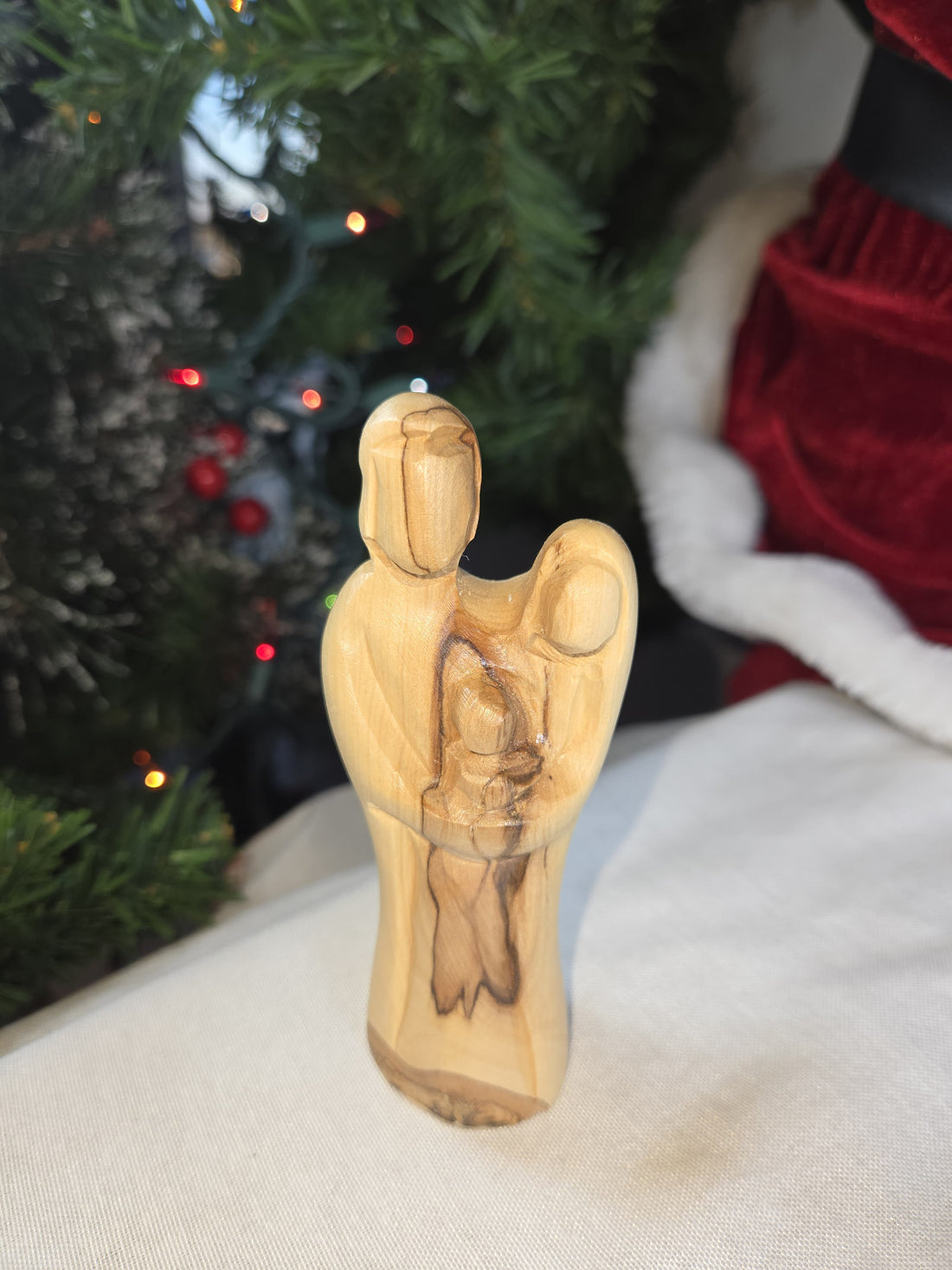 Olive Wood Holy Family Figures from Bethlehem - V