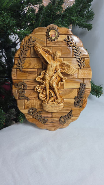 Saint Michael the Archangel Wall Plaque