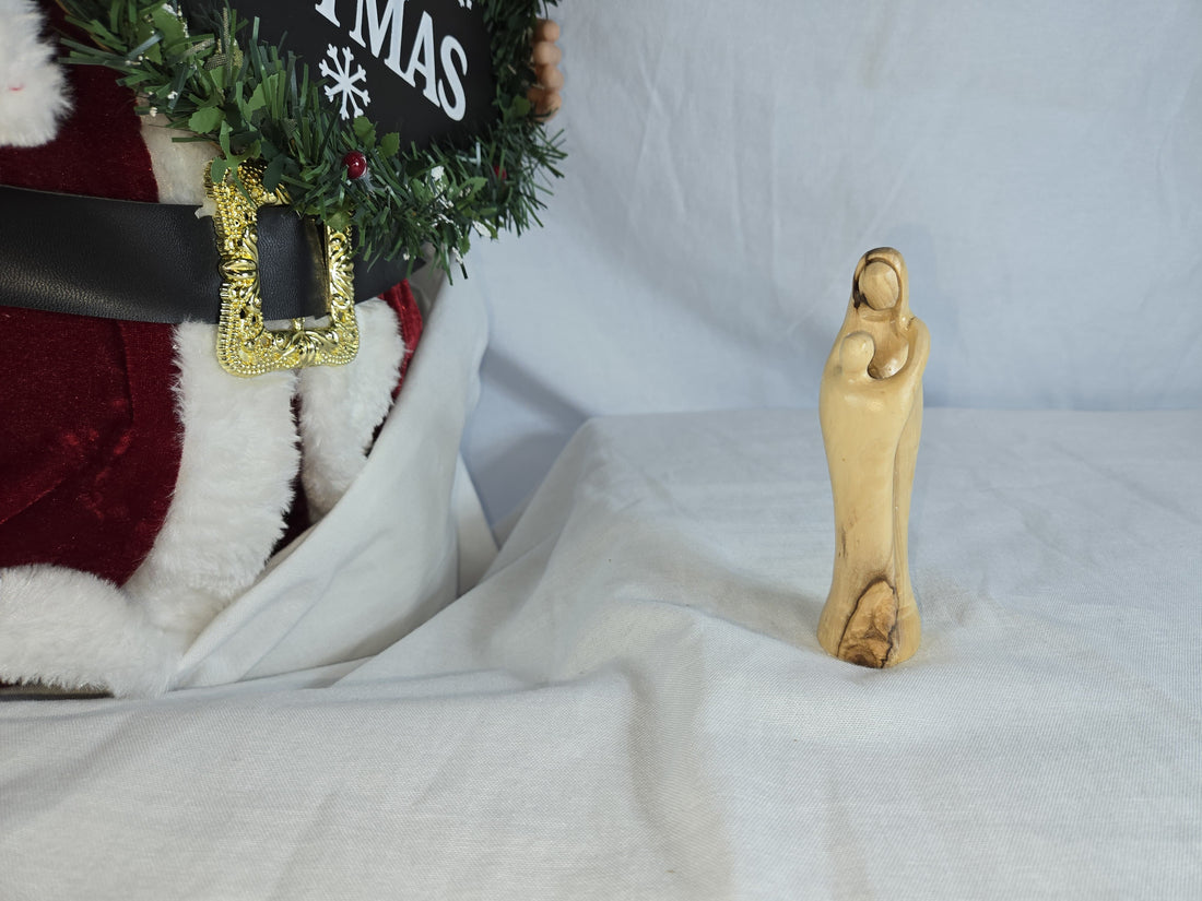 Virgin Mary and Baby Jesus Statue