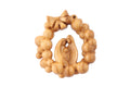 Olive Wood Ornament_ Holy Family in Christmas Wreath