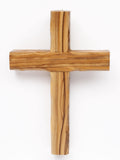 Olive Wood Latin Cross_ Plain Solid Wood