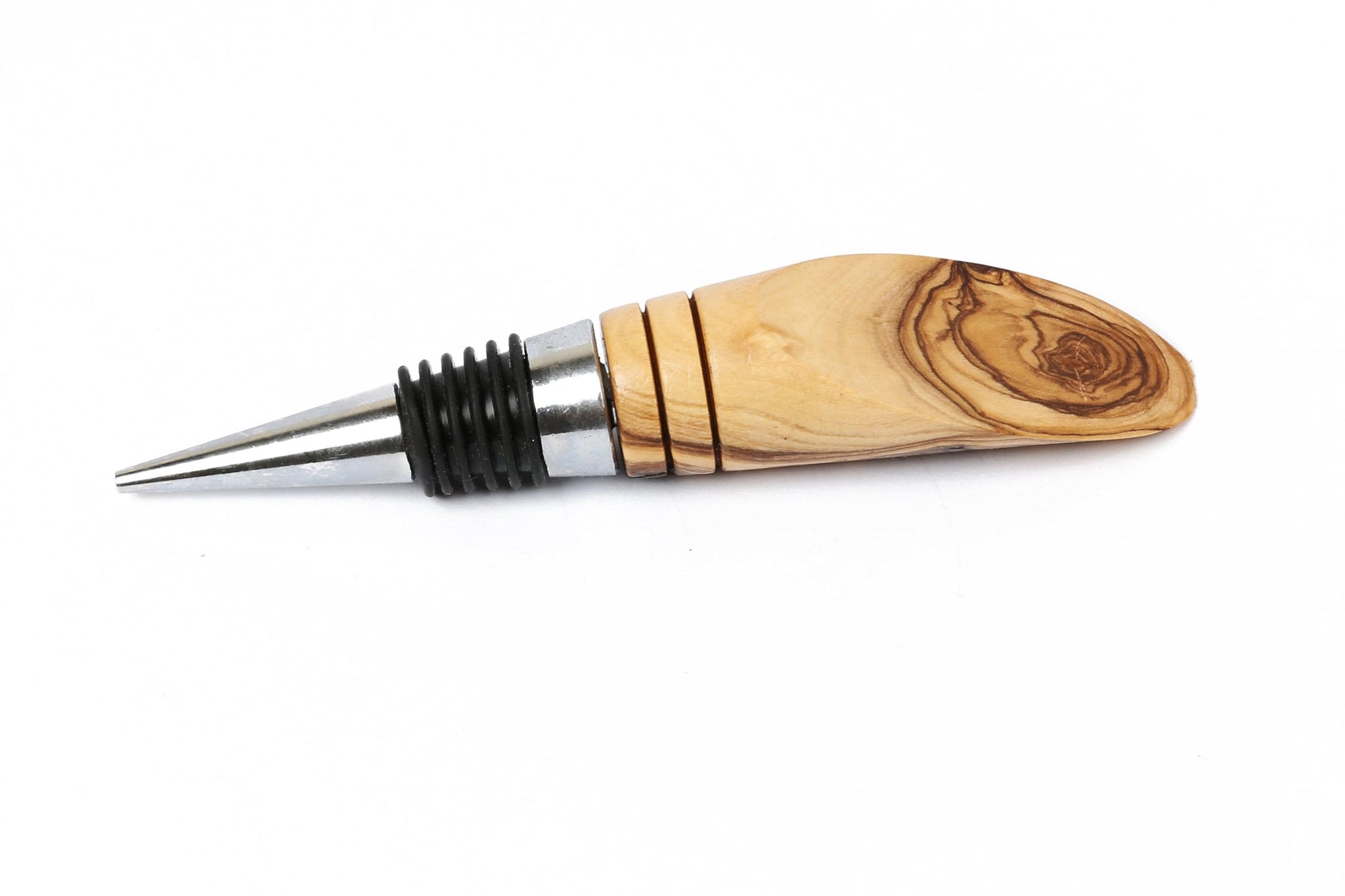Olive Wood_ Bottle Stopper