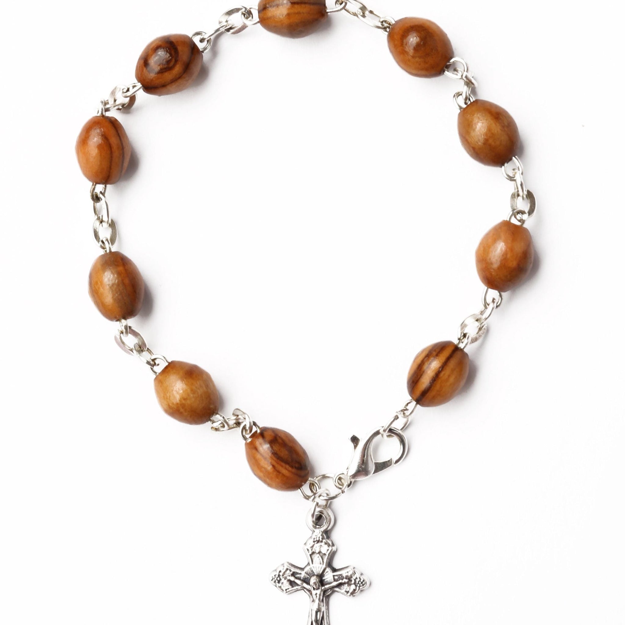 Olive Wood Bracelet_ Oval Rosary