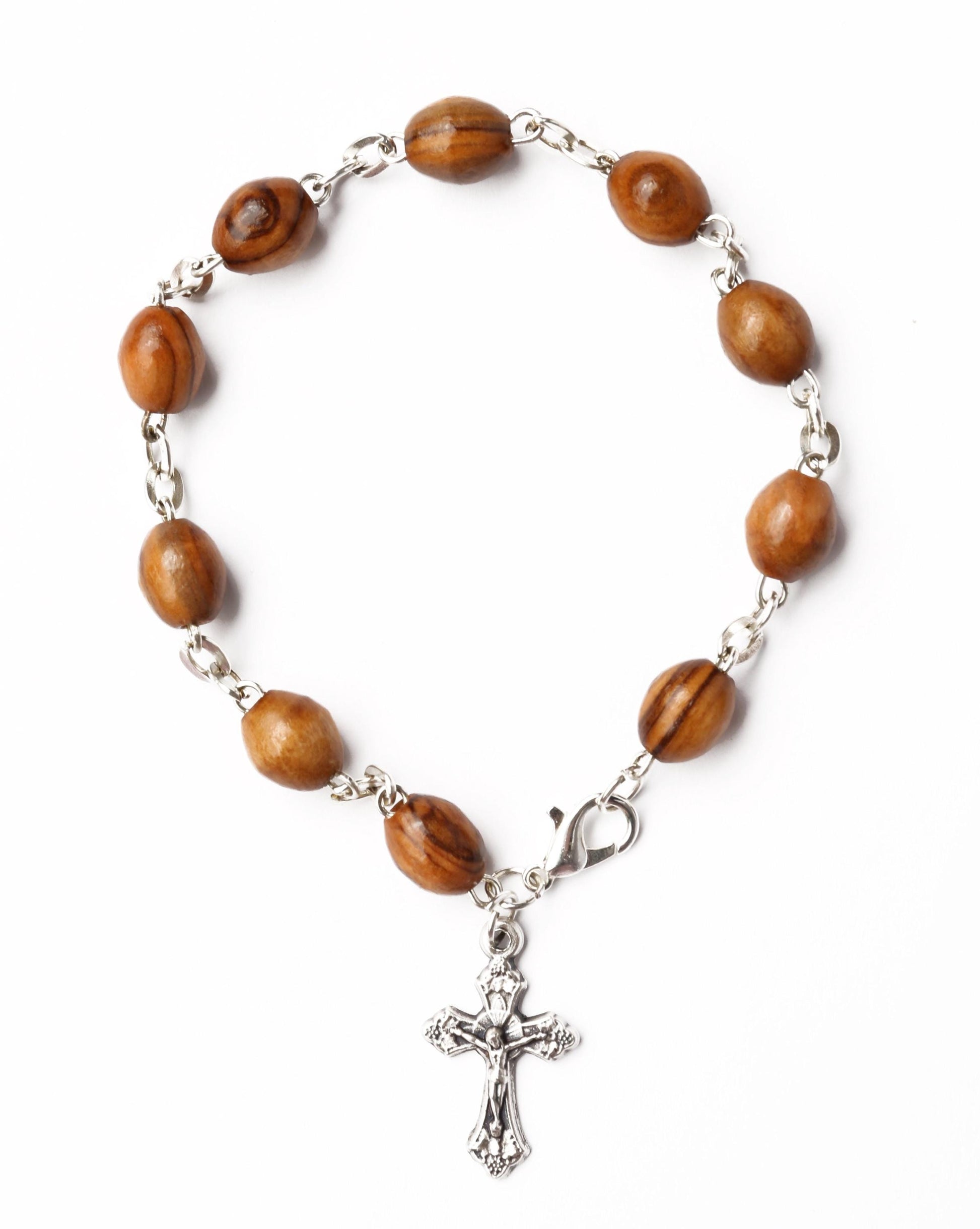 Olive Wood Bracelet_ Oval Rosary