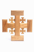 Olive Wood Cross_ Jerusalem Cross
