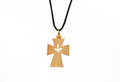 Olive Wood Pendant_ Cross with Hollow Holy Spirit
